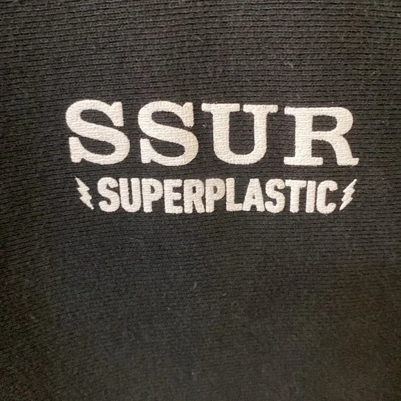 SUPERPLASTIC x SSUR Black hoodie Size 2 XL - Picture 5 of 10